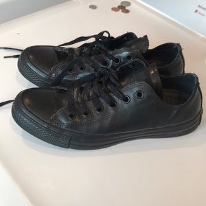 Black Rubber Chuck Taylors